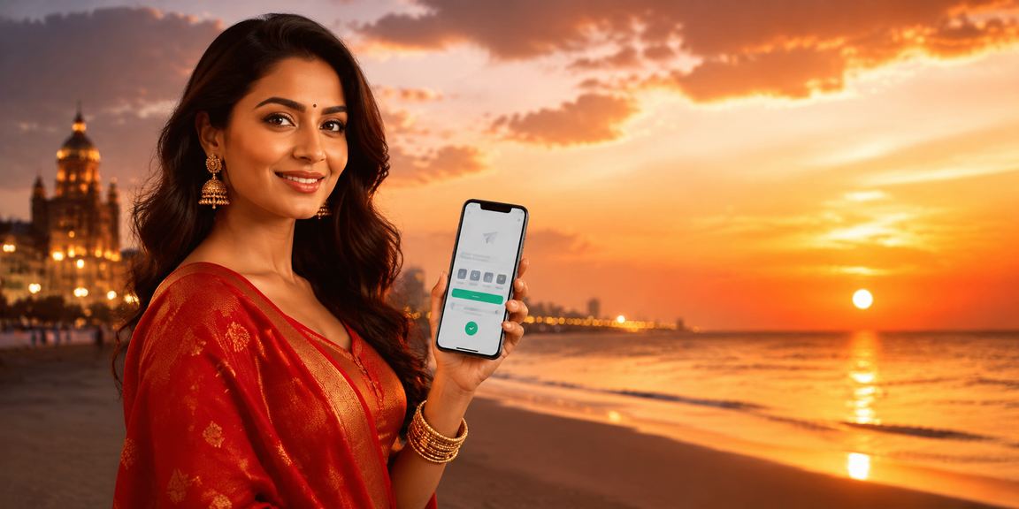 Indian UPI payment on a mobile phone with rupee symbol